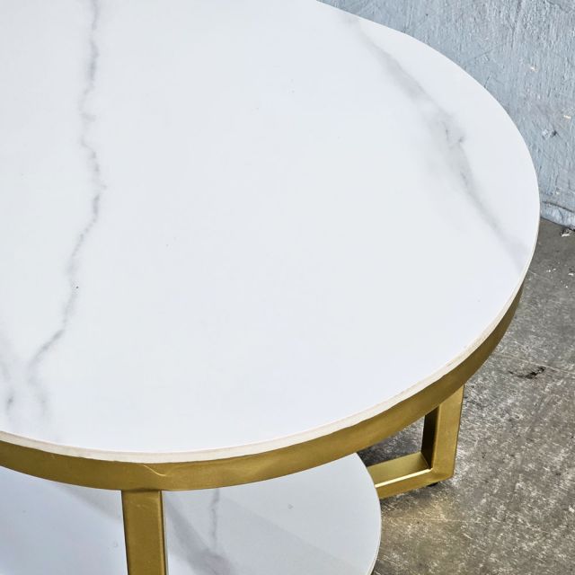 Bàn sofa Oval 100x50x45cm mặt ceramic TT68359